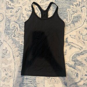 lululemon athletica Black Ribbed Tank Top